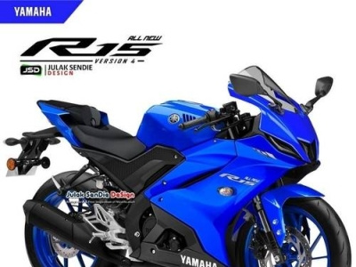 Yamaha R15 V4 Digital Render automobile automobiles automotive bikes cars digital art