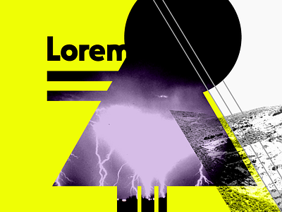 Lorem Ipsum collage lorem ipsum poster typography