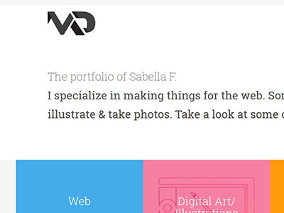 Portfolio V.2 illustration portfolio web design