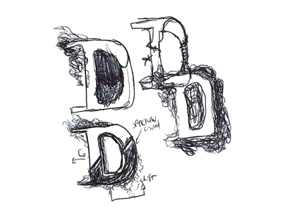 "D" drop cap (sketch)
