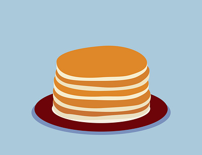 Pancakes for Sunday Morning. illustration illustration design illustrations illustrator pancacke vector vector art