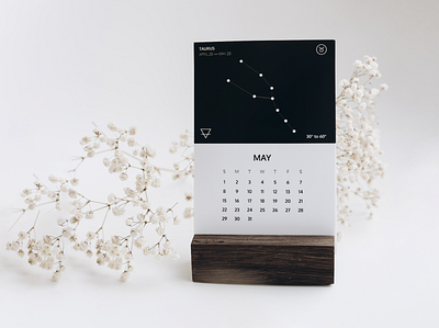 Calendar for Dejavu Wood. astrology black boa oak calendar calendar design calendar wood symbol of zodiac zodiac