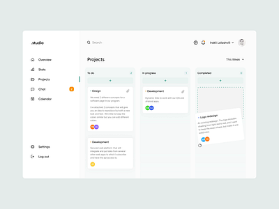 Dashboard for workflow account app clean clean ui dashboad dashboard dashboard app dashboard design dashboard ui minimalistic progress task task list task management task manager tasks to do todo list todoist ui