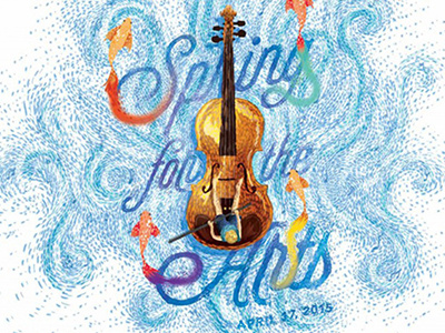 Cathedral Arts Project Poster Illustration