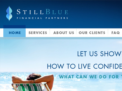 StillBlue Financial Partners Website financial website