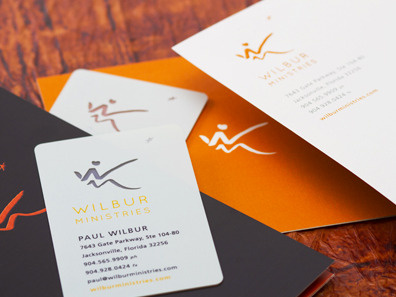 Wilbur Ministries Identity branding business card identity logo stationary