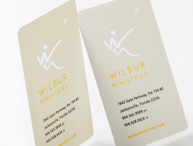 Wilbur Ministries Business Cards business card logo