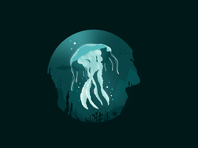 Underwater Flat Illustration