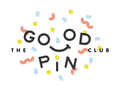 The Good Pin Club branding illustration logo nonprofit
