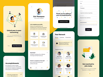 Recruitment App UX/UI Design app design design illustration layout design recruitment ui uiux ux vector