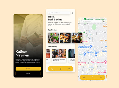 Kuliner Maymen App figma figma design uidesign