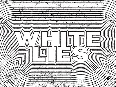 White Lies Branding for NPR branding design identity logo npr podcast typography