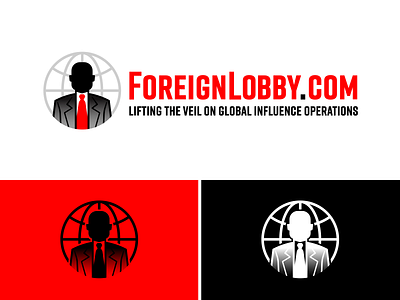 Foreign Lobby Report branding design editorial government identity illustration investigation lobbyist logo news politics reporting