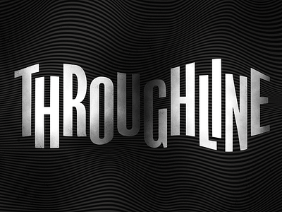 Throughline brand brand identity branding identity illustraion logo npr podcast type typogaphy