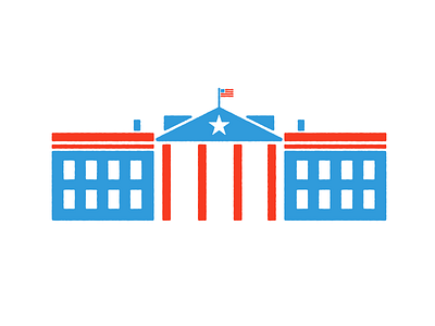 The White House america democracy democrat election government illustration npr political president republican united states usa vector washington dc white house