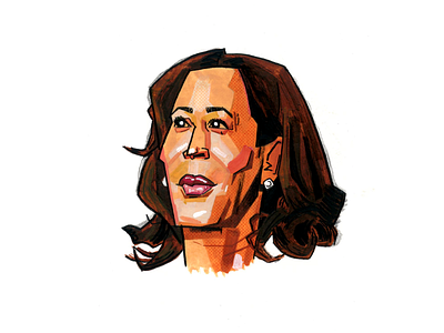 Kamala Harris by Mitchell MacNaughton on Dribbble