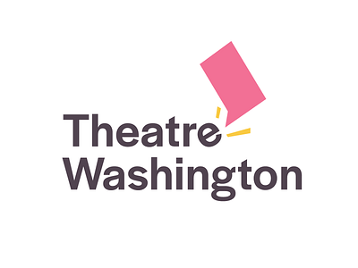 Theatre Washington arts branding design identity performing arts theatre washington dc