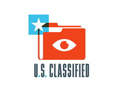 U.S. Classified america branding classified design election folder government identity illustration logo political secret usa