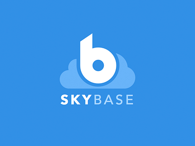 Skybase logo [.sketch] app base blue branding logo sketch sketchapp sky