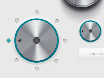 User interface freebie buttons chrome dials free freebie interface knobs sliders switches ui user