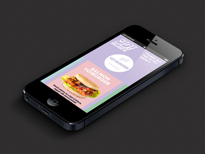 YO! Burger Microsite burger microsite mobile responsive sushi yo