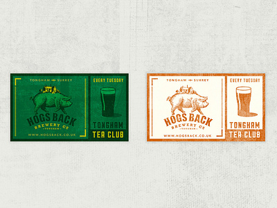 Brewery Members Club Badge beer brewery hogs back members club pint surrey