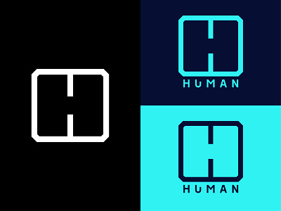 Human brand identity branding layout design logo logo design logomark pattern poster design vectors wordmark