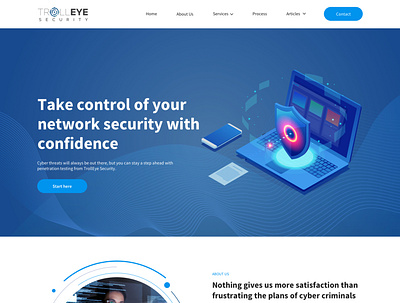 Troll Eye Website branding graphic design logo ui