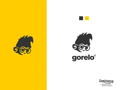 gorilla logo animation app art branding design flat icon illustration logo minimal