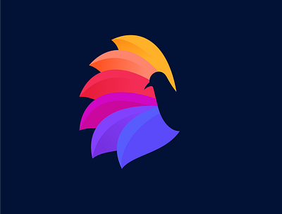 bird logo animation app art branding design flat icon logo minimal ui