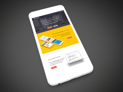 Accommodation CMS Mobile layout branding design ui ux web