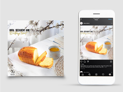 Social Media Post bakery poster creat creative design food poster graphic design social media social media post