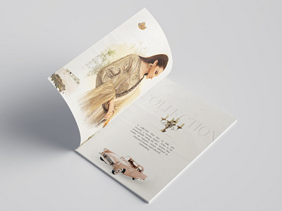 Fashion book design catalog creative design design fashion book graphic design social media
