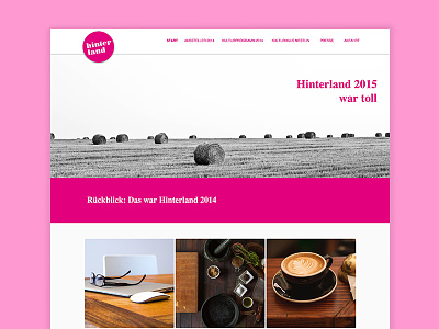 Hinterland art festival backend berlin frontend germany hinterland website design website development wordpress