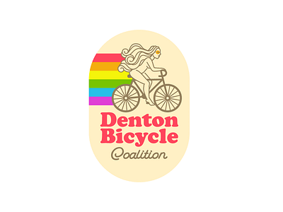 DBC - Reject 1 70s bicycle color colorful identity line work logo retro typography vintage