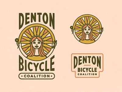 DBC - Reject 2 70s bicycle identity illustration line work logo system texture typography vintage