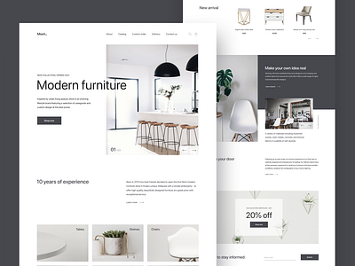 Furniture E-commerce Website