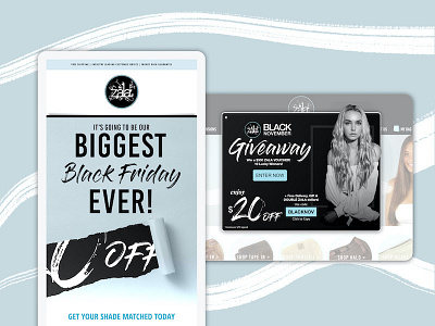 Black Friday Promotional Strategy - Email Campaigns and Popups black friday black friday email marketing black friday email templates black friday popups black friday sale blackandwhite email design email marketing email template website annoucement bar website popups