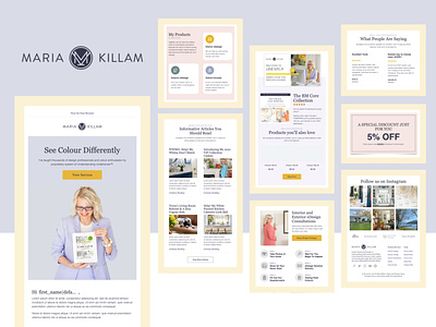 Maria Killam - Klaviyo Template Modules automated email series design email campaign email design email marketing email template email templates