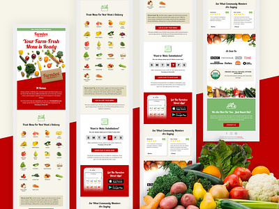 Farmbox Direct - Weekly Email Campaign automated email series design email campaign email design email marketing email template email templates