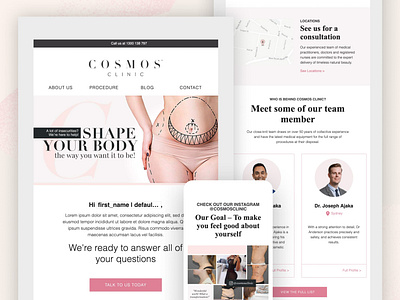 Cosmos Clinic - Email Master Template