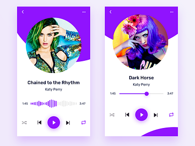 Music player by Ricardo Salazar on Dribbble