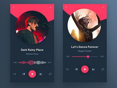 Dark Music Player