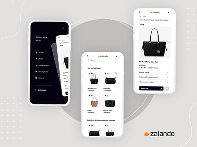 Re-design Zalando app app branding design dribble dribble shot fashion illustrator interaction shopping sketch ui uiux uiuxdesign zalando