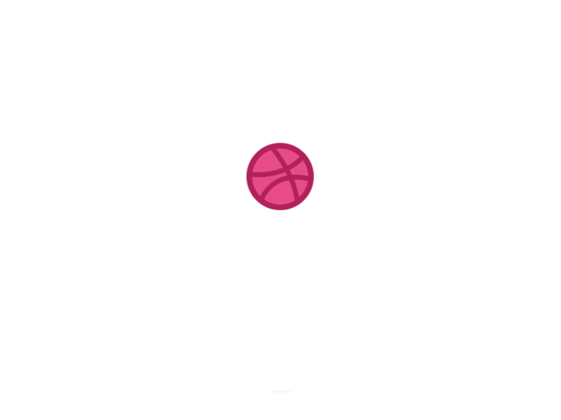 Hello, dribbble! animation ball bouncing debut dribbble gif hello invitation message