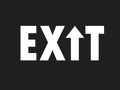 EX🡅T creative design exit forfun identity inspire logo logoinspirations pixel simple symbol up