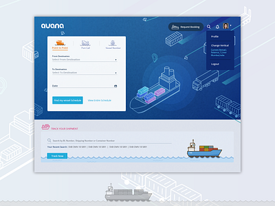 Complete Logistics Booking App - Design & Dev | UI Design booking business concept design divami illustrations logistics mobile responsive responsive design shipment tracking ui user experience userinterface ux web webapp