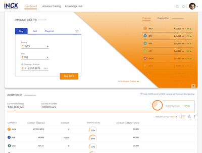 Crypto Exchange Platform - Design & Dev | UI Designs branding business crypto exchange cryptocurrency dark theme dashboard design digital currency divami light theme responsive design ui ui design user experience userinterface ux ux design web webapp webapplication