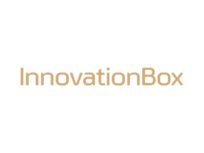 Innovation Box 3d bevel box contour cube design geometric icon innovation lettering logo mark mobile negative space phone round square type typography