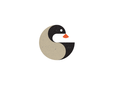 Bird animal bird circle circular design illustration logo mark nature round unused